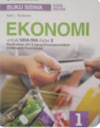 Image of EKONOMI UNTUK SMA/MA KELAS X KELOMPOK PEMINATAN